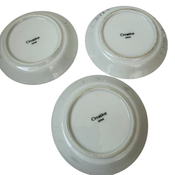 Creative Coasters Vintage Porcelain 70s Funky Floral Ring Dish Trinket Dish MCM - Picture 5 of 7